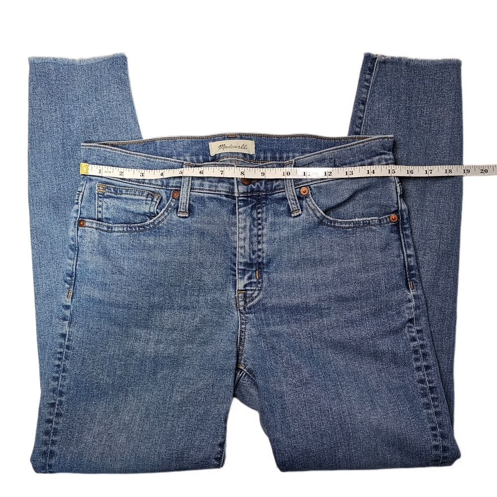 Madewell 9" Mid-Rise Skinny Women's Blue Jeans - Picture 7 of 10